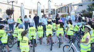 Αυλαία για την καμπάνια οδικής ασφάλειας που διοργάνωσαν η Τροχαία Ηρακλείου και η Περιφέρεια