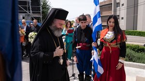 Ο Πρωθυπουργός της Αυστραλίας και ο Αρχιεπίσκοπος Μακάριος σε επετειακή εκδήλωση για το «ΟΧΙ»