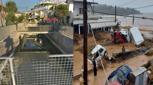 Συγκλονιστική εναλλαγή: Το πριν και το μετά της καταστροφής...