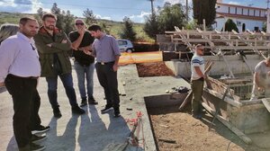 Εντατικές οι εργασίες ανάπλασης στην πλατεία της Αγίας Μαρίνας