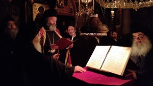 Ο Αρχιεπίσκοπος Αυστραλίας στην πανήγυρη της Ιεράς Μονής Σταυρονικήτα Αγίου Όρους