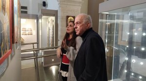 Στην έκθεση «Άγιοι Βρακοφόροι και Φουστανελάδες» ο Δήμαρχος Ηρακλείου