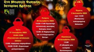 «Το τέλος του ’22, αρχή του ’23!» στο Μουσείο Φυσικής Ιστορίας Κρήτης