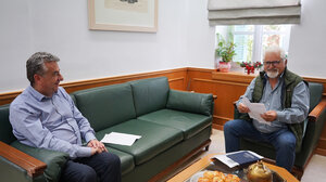 Συνάντηση Περιφερειάρχη Κρήτης με τον Δήμαρχο Βιάννου