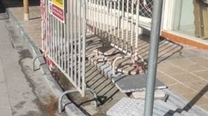 Τα έργα για τη ράμπα που έχουν μείνει στη μέση