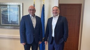 Συνάντηση Κουράκη με τον Πρύτανη του Πανεπιστημίου Κρήτης