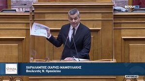Βουλή: Τι είπε ο Χ. Μαμουλάκης για το νομοσχέδιο του Υπουργείου Ανάπτυξης