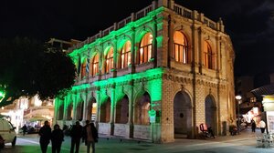 Φωταγωγήθηκε η Λότζια για την ημέρα κατά της σχολικής βίας