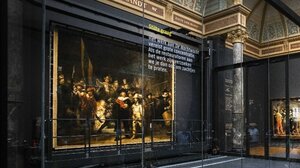 Διαμαρτυρία για το κλίμα δίπλα στη «Νυχτερινή περίπολο» του Ρέμπραντ στο Άμστερνταμ