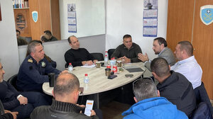 Με την Ένωση Προσωπικού Λιμενικού Σώματος Ανατολικής Κρήτης, ο Φραγκίσκος Παρασύρης