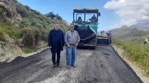 Ολοκληρώνεται η διαπλάτυνση του δρόμου Λευκόγεια - Σχοινάρια