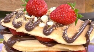 Πεντανόστιμα pancakes με πραλίνα & φρούτα από τον Γ. Νικολαΐδη