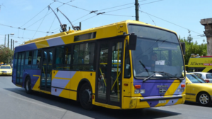 Φωτιά σε τρόλεϊ στη λεωφόρο Βασιλίσσης Σοφίας