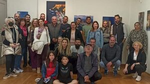 Εκπαιδευτική Επίσκεψη του σχολείου Δεύτερης Ευκαιρίας Ρεθύμνου στην Έκθεση Φωτογραφίας του Γιώργου Κατάκη στο Σπίτι του Πολιτισμού