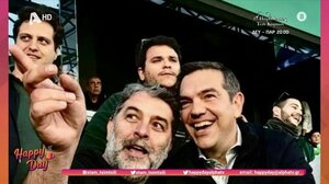 Αγκαλιά ο Βασίλης Μπισμπίκης με τον Αλέξη Τσίπρα- video