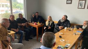 Σε χωριά των Κεραμειών η Σέβη Βολουδάκη