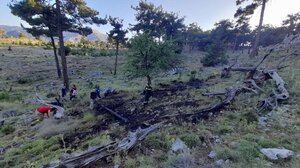 Πυρκαγιά στο όρος Σελάκανο στην Ιεράπετρα