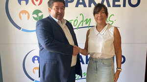 Η Φωτεινή Μιχαηλίδη στον συνδυασμό του Μιχάλη Καραμαλάκη