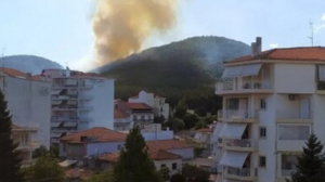 Τρίπολη: Φωτιά σε δασική περιοχή  πίσω από το Παναρκαδικό Νοσοκομείο