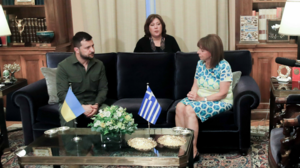 Συνάντηση Ζελένσκι-Σακελλαροπούλου: "Η Ελλάδα θα συνεχίσει να στηρίζει την Ουκρανία σε όλα τα επίπεδα"