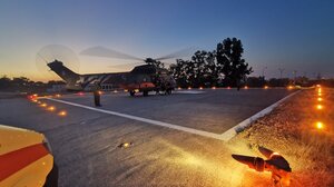 Επιχείρηση διάσωσης στη Σαμαριά: Με ελικόπτερο η μεταφορά του νεαρού τραυματία