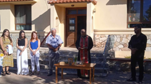 Στον αγιασμό του Βρεφικού και Παιδικού Σταθμού της Δ.Ε. Ρούβα ο Μιχάλης Κοκολάκης