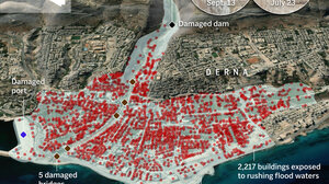 Λιβύη: Στους 11.300 οι επιβεβαιωμένοι νεκροί στην πόλη Ντέρνα