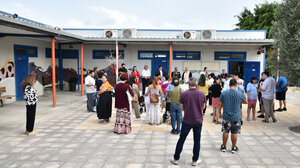 Σε σχολεία του Ηρακλείου για τον Αγιασμό ο Μ. Καραμαλάκης