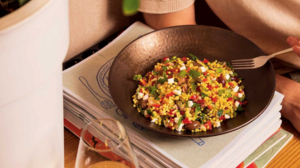 Κουσκούς με λαχανικά και φέτα