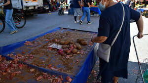 Λιγότεροι παραγωγοί στην λαϊκή της Λάρισας μετά το πέρασμα της κακοκαιρίας Daniel