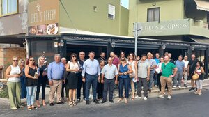 Ζεστή υποδοχή στον Γιάννη Σέγκο και τους υποψηφίους του, σε Γούρνες, Βραχόκηπο, Ανώπολη