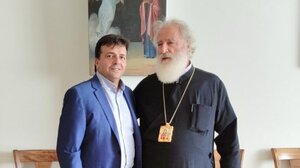Επίσκεψη Συριγωνάκη στον Μητροπολίτη Αρκαλοχωρίου Καστελλίου Βιάννου