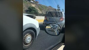 Το τροχαίο έφερε μποτιλιάρισμα και ένταση!