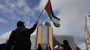 Διαδήλωση στις Βρυξέλλες υπέρ των Παλαιστινίων