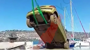 Ανασύρθηκε από τον βυθό στο λιμάνι της Σούδας κλεμμένο αυτοκίνητο