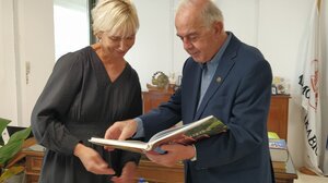 Με την Πρέσβη της Νορβηγίας στην Ελλάδα συναντήθηκε ο Δήμαρχος Ηρακλείου Βασίλης Λαμπρινός