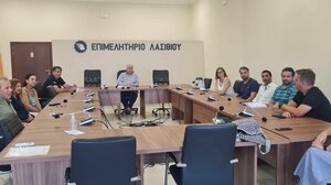 Με τους μηχανικούς και τους αρχιτέκτονες του Λασιθίου συναντήθηκε ο Θ. Χαριτάκης