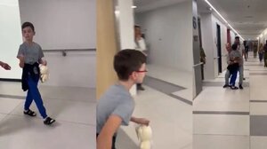 Ισραήλ: Συγκλονιστική στιγμή όταν 9χρονος απελευθερώνεται και πέφτει στην αγκαλιά του πατέρα του!