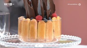 Σαρλότ σοκολάτας για τα Χριστούγεννα!