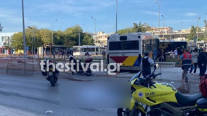 Θεσσαλονίκη: Λεωφορείο παρέσυρε και σκότωσε γυναίκα με μηχανάκι στη Μοναστηρίου