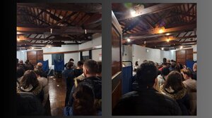 Ουρές στην κάλπη του Οικονομικού Επιμελητηρίου, πριν το κλείσιμο της κάλπης