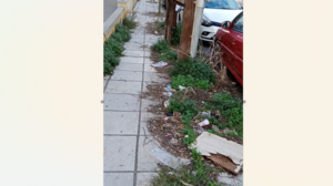 Πεζοδρόμιο εστία μόλυνσης στον Πόρο