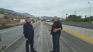 Στις νέες εργασίες ασφαλτόστρωσης στον ΒΟΑΚ, ο Νίκος Σκουλάς