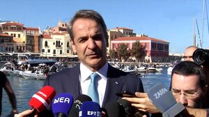Στον εορτασμό των Θεοφανείων στα Χανιά ο Κ. Μητσοτάκης - Βίντεο