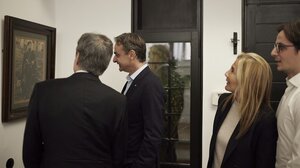 Φωτογραφίες από τη συνάντηση Μητσοτάκη-Μπλίνκεν στα Χανιά