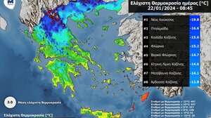 Στους 38 βαθμούς Κελσίου η διαφορά θερμοκρασίας σε Φλώρινα και Καστελόριζο