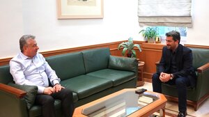 Τον Σταύρο Αρναουτάκη επισκέφθηκε ο Δήμαρχος Χανίων