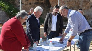 Στο υπό ανέγερση Αθλητικό Κέντρο Αγίας Αικατερίνης ο Αλέξης Καλοκαιρινός