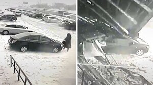 Γυναίκα γλίτωσε στο ... και πέντε από κατάρρευση κτιρίου