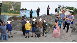 Λασίθι: Ελεύθερος ξανά, με τη βοήθεια αστυνομικών, ο σπάνιος Ερωδιός